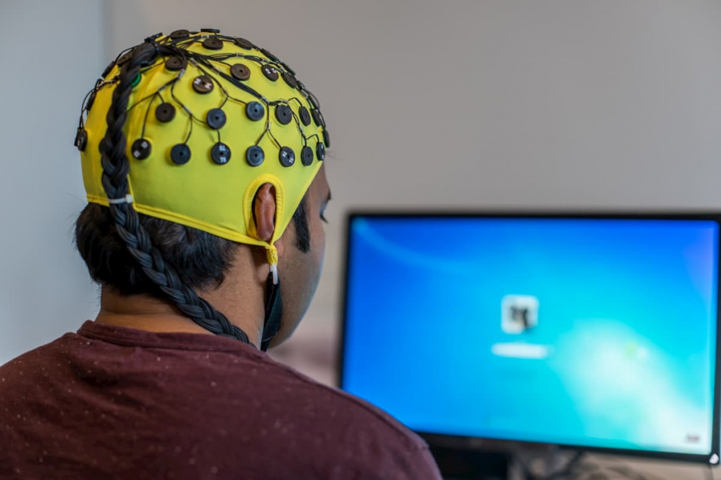 EEG of the brain